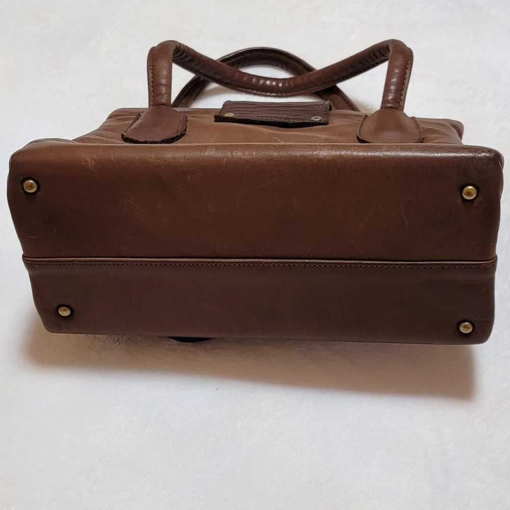 Vintage brown leather purse - image 7