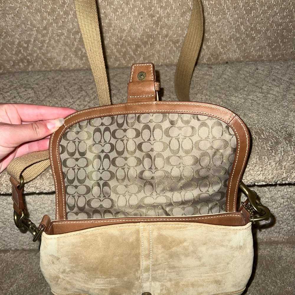 Vintage coach satchel bag - image 2