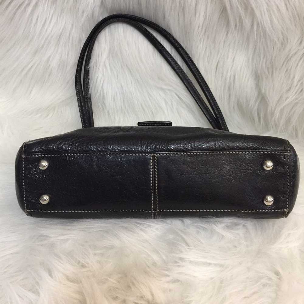 Vintage Fossil Leather Purse. Black - image 2