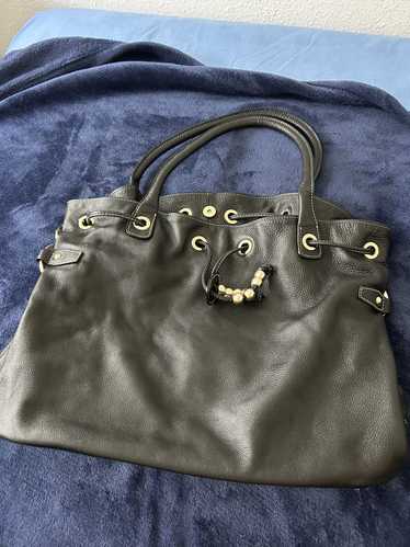 Designer charles david black shoulder bag