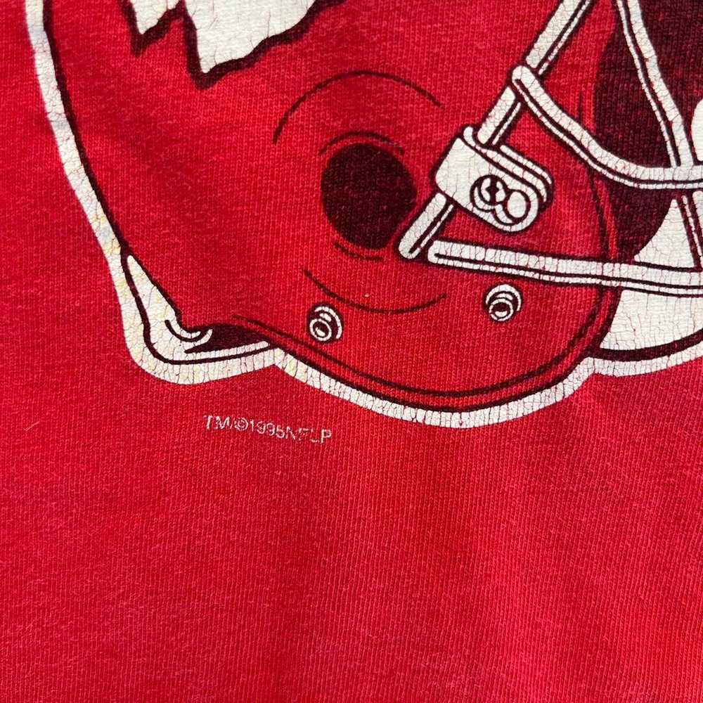 Vintage 90s Faded Kansas City Chiefs NFL Sports F… - image 8