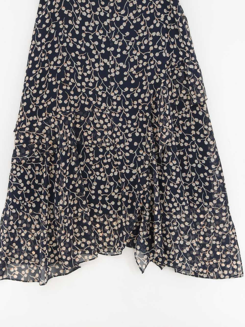 Mint Velvet Women's Maxi Skirt UK 12 Blue Floral … - image 4