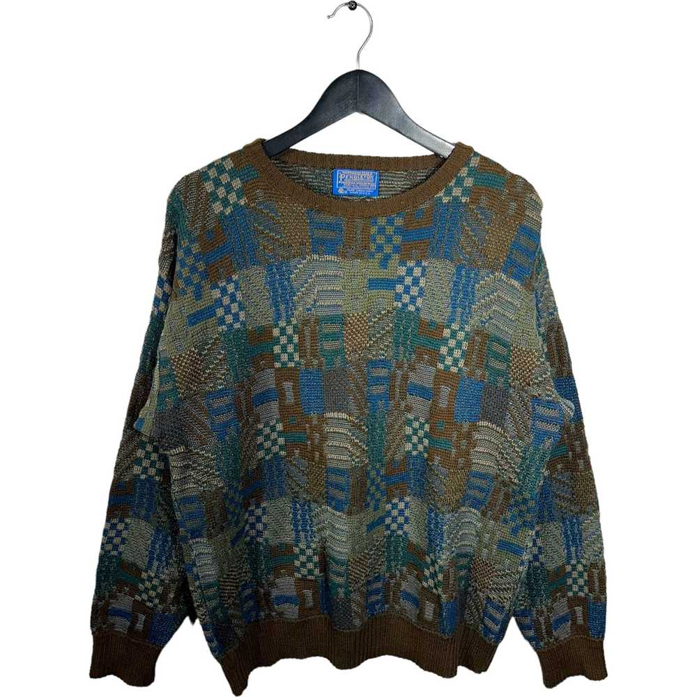 Vintage Pendelton Cube Pattern Sweater - image 1