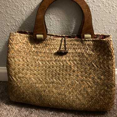 St Johns Bay Woven Handbag