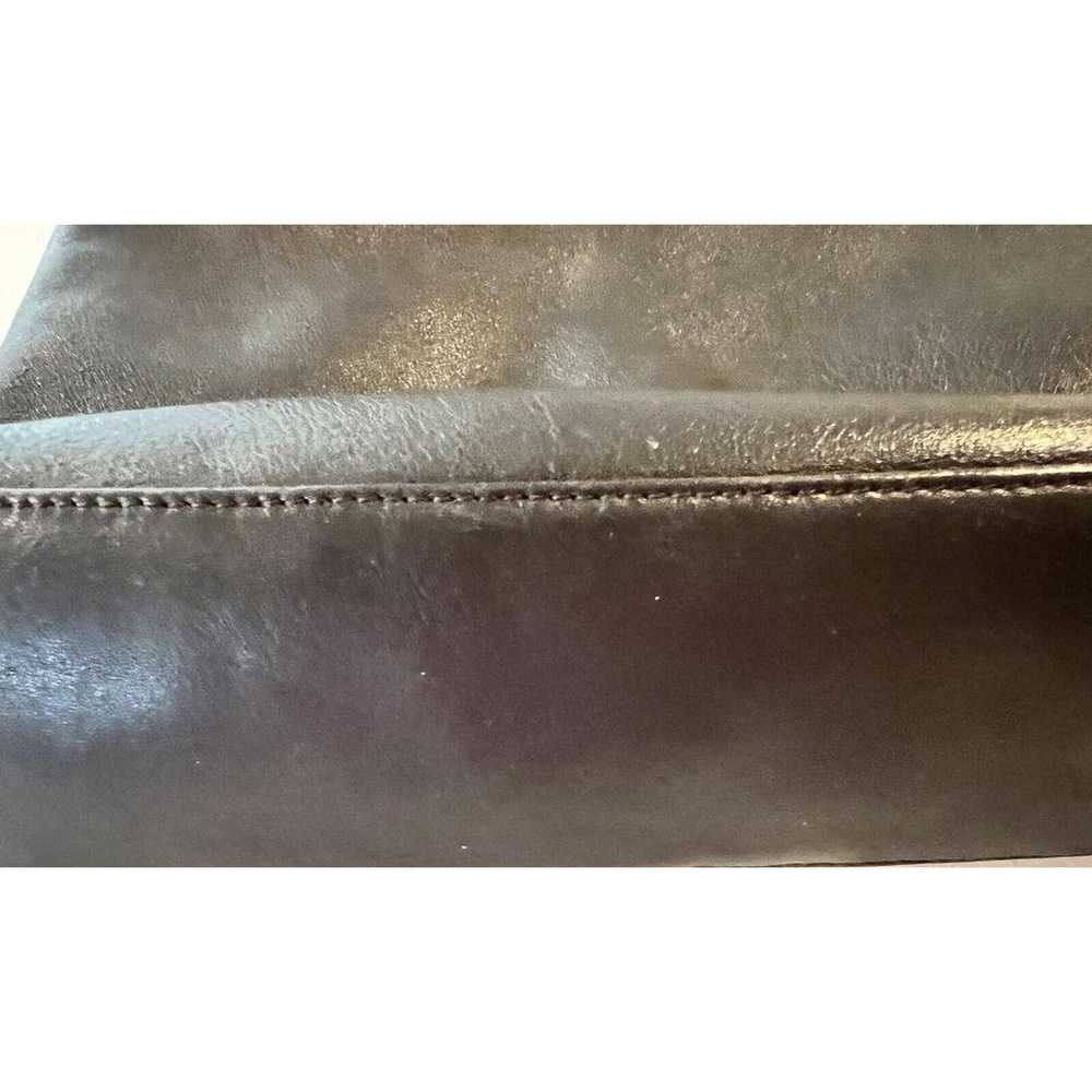 Adrienne Vittadini Genuine Black Leather w/ Rare … - image 7