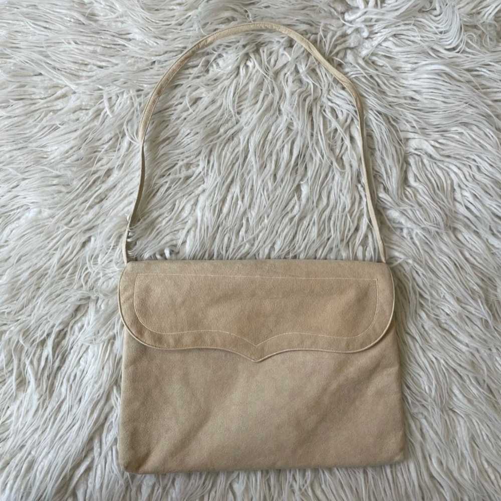 Reva Beige Vintage 70s Boho Ultra Suede Convertib… - image 2