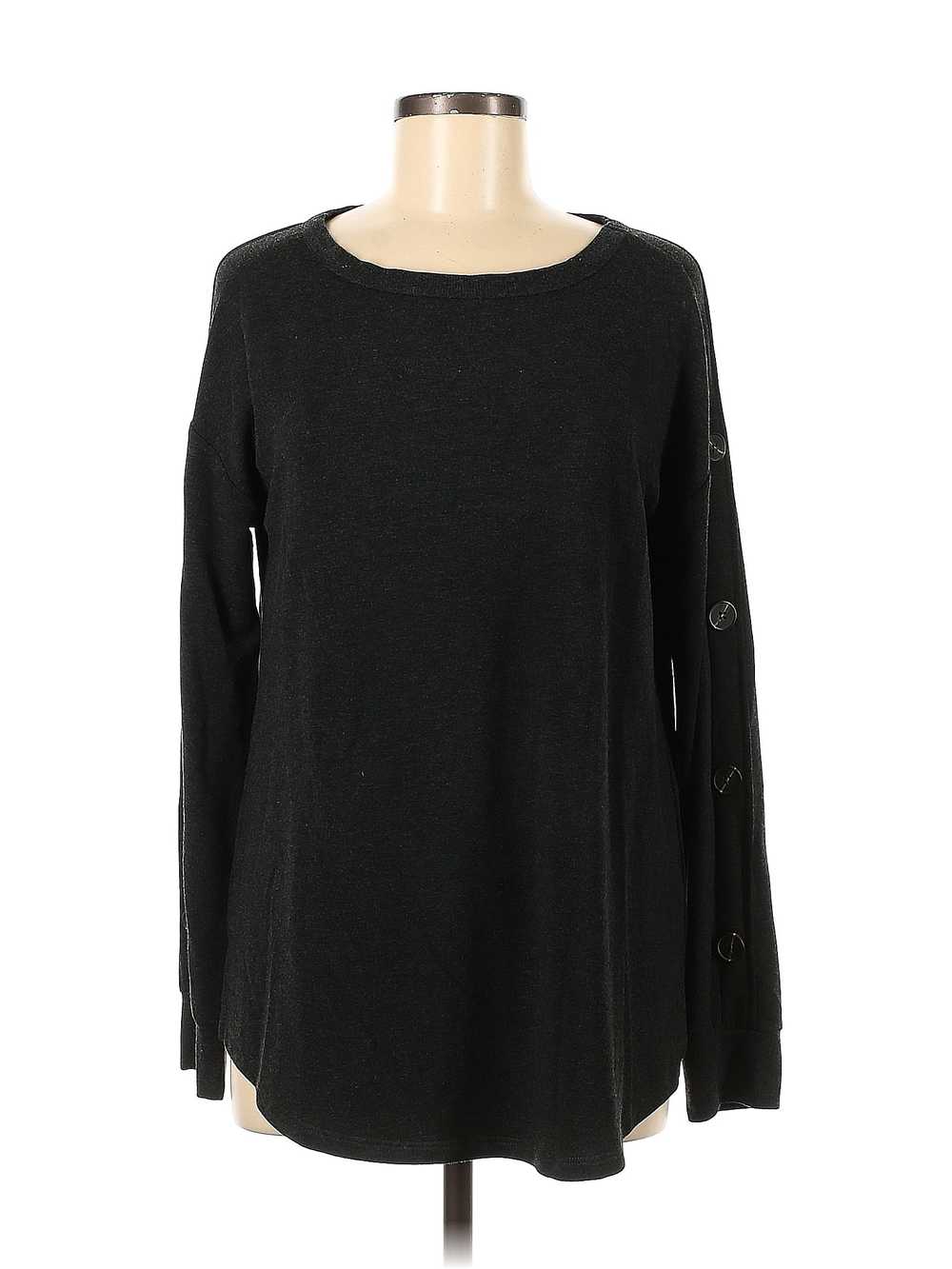 Soft Surroundings Women Black Pullover Sweater M - image 1