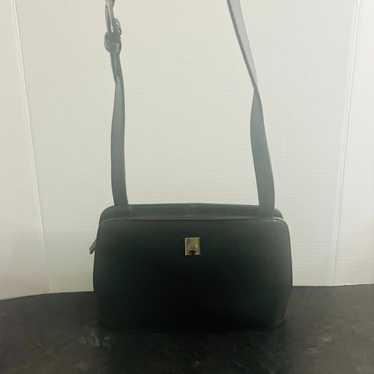 VTG Etienne Aigner dark navy leather crossbody pur