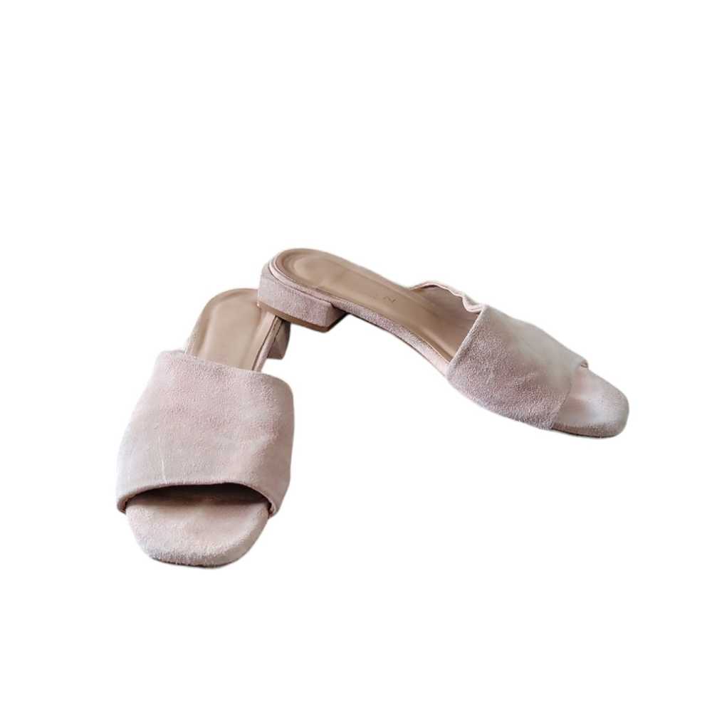 Marian Pink Suede Helled Sandals - image 1