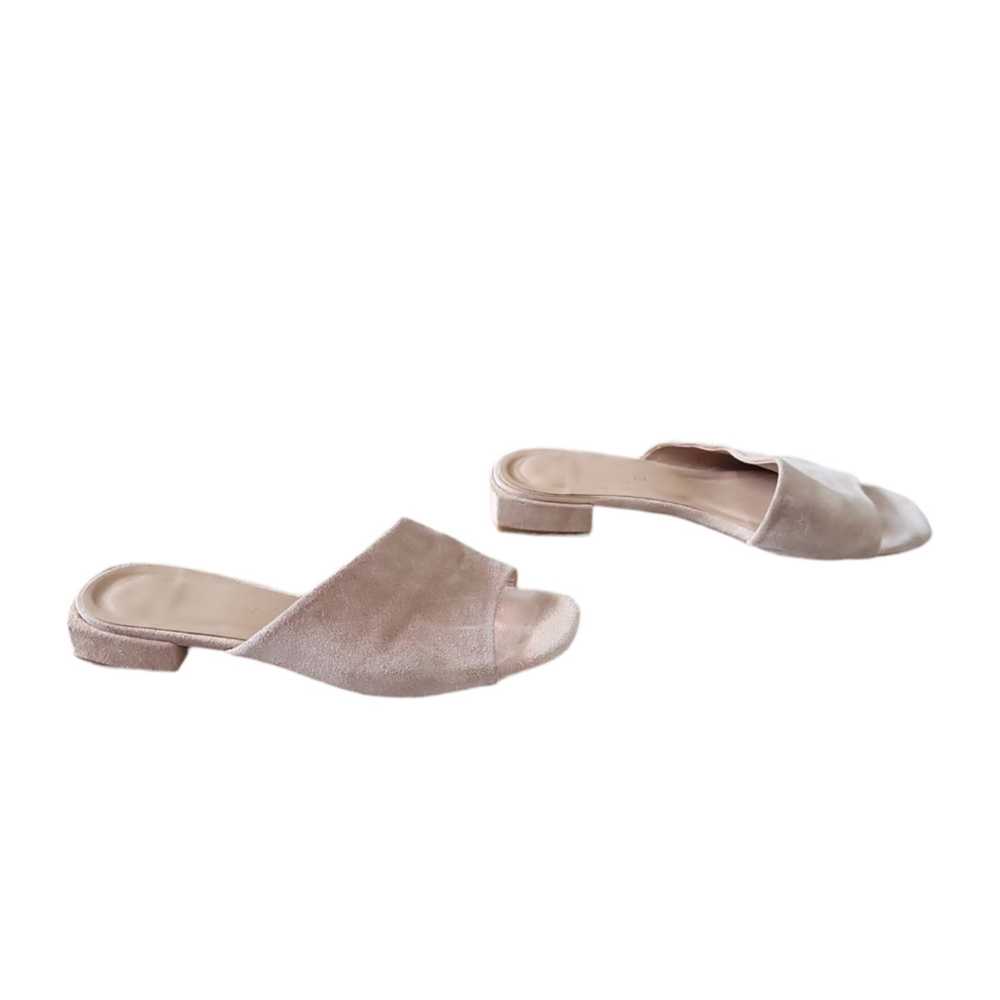 Marian Pink Suede Helled Sandals - image 3