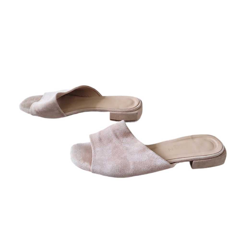 Marian Pink Suede Helled Sandals - image 4