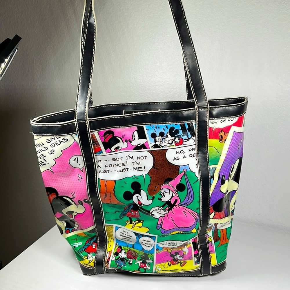 Vintage Disney comic book tote bag purse Disney W… - image 12