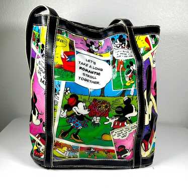 Vintage Disney comic book tote bag purse Disney W… - image 1