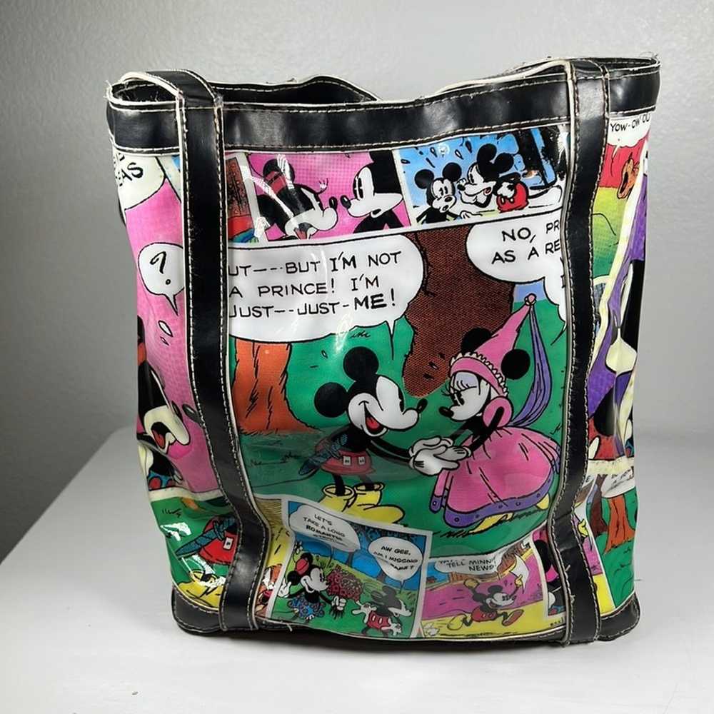 Vintage Disney comic book tote bag purse Disney W… - image 3