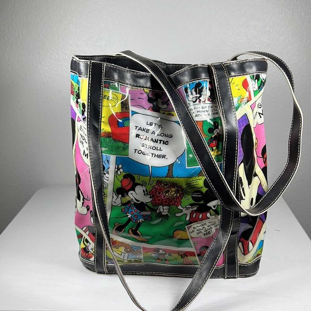 Vintage Disney comic book tote bag purse Disney W… - image 7