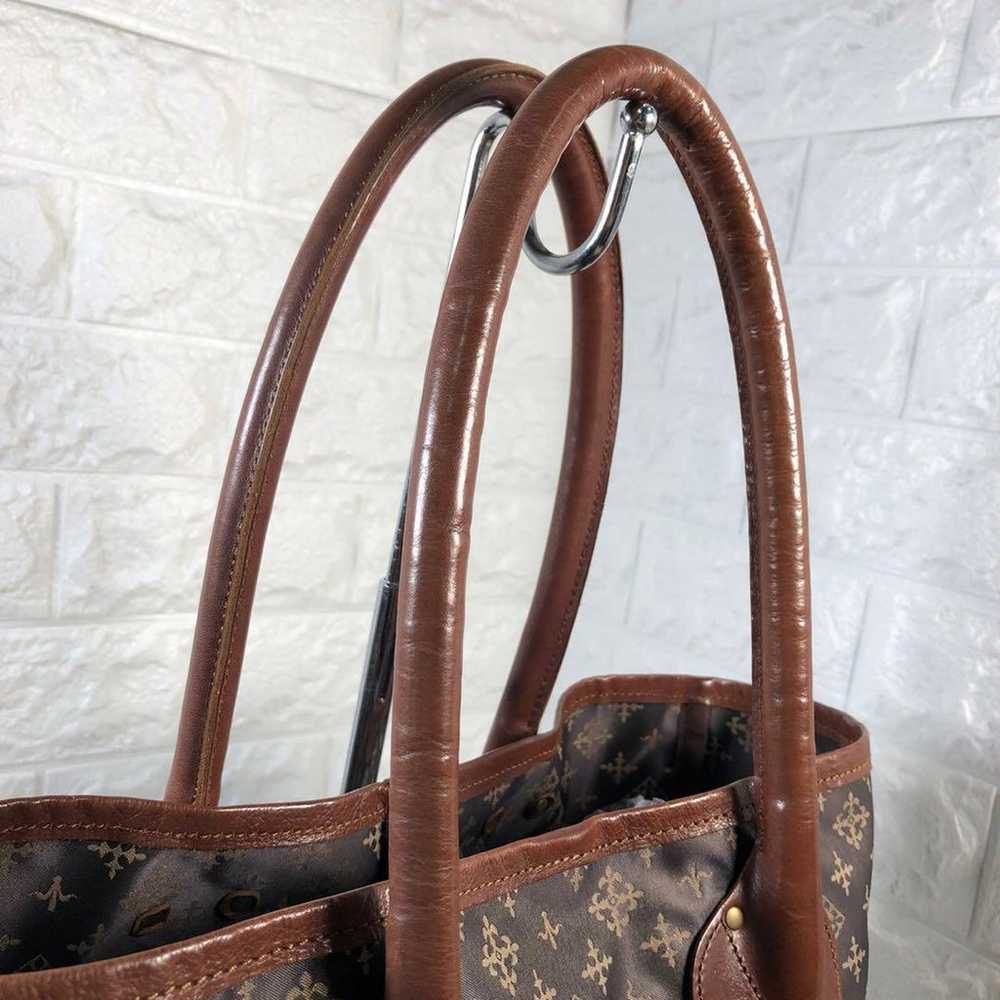 ✨High Quality✨ russet Leather x Nylon Tote Bag A4… - image 7