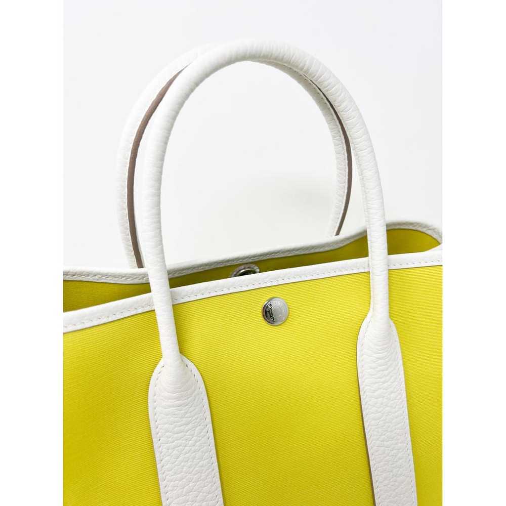 Hermès Garden Party cloth handbag - image 8