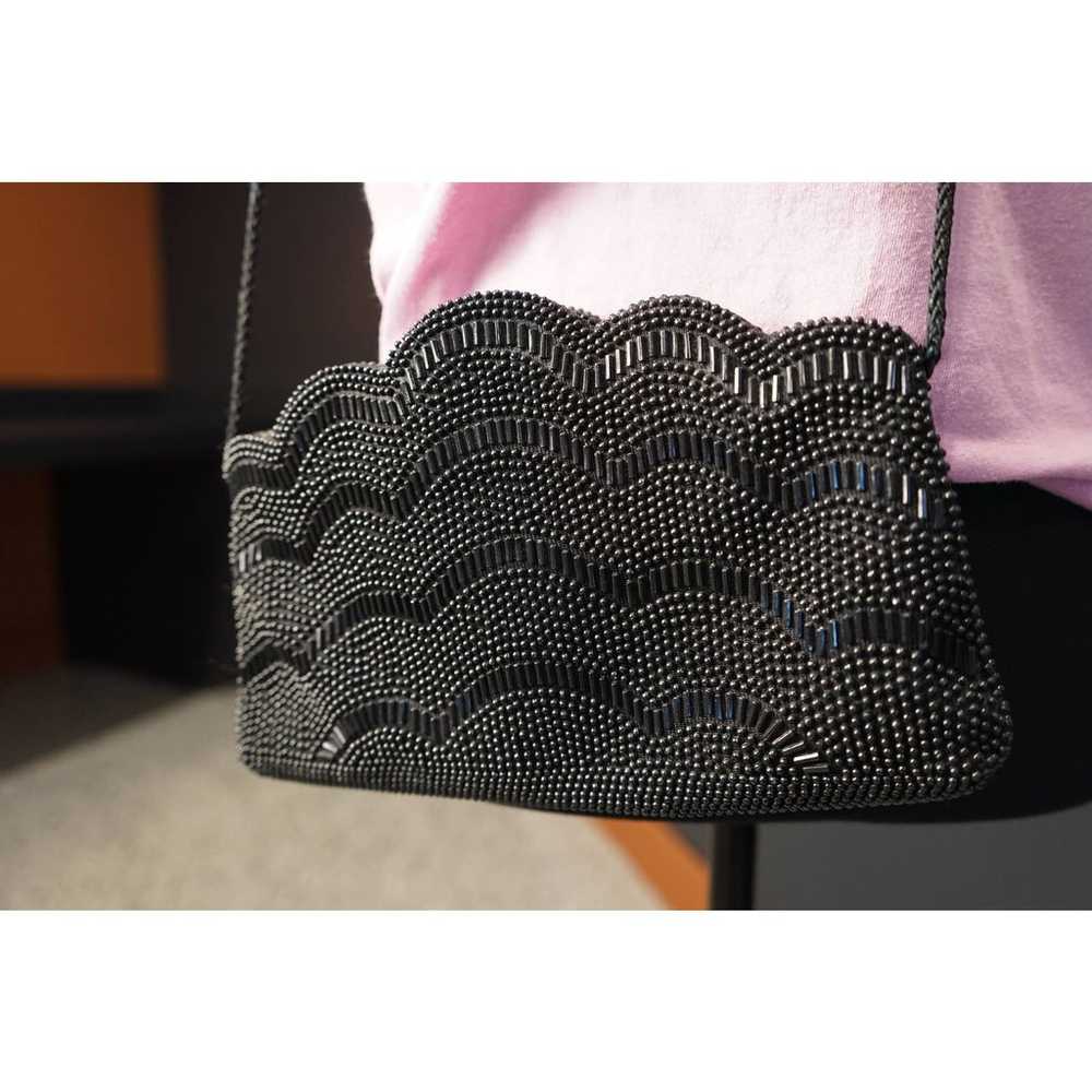 Vintage AfterThought Black Beaded Handbag - image 2