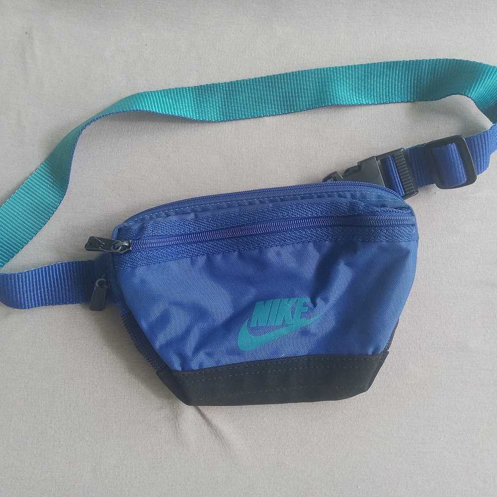 Vintage Nike Blue/Teal waist bag - image 1