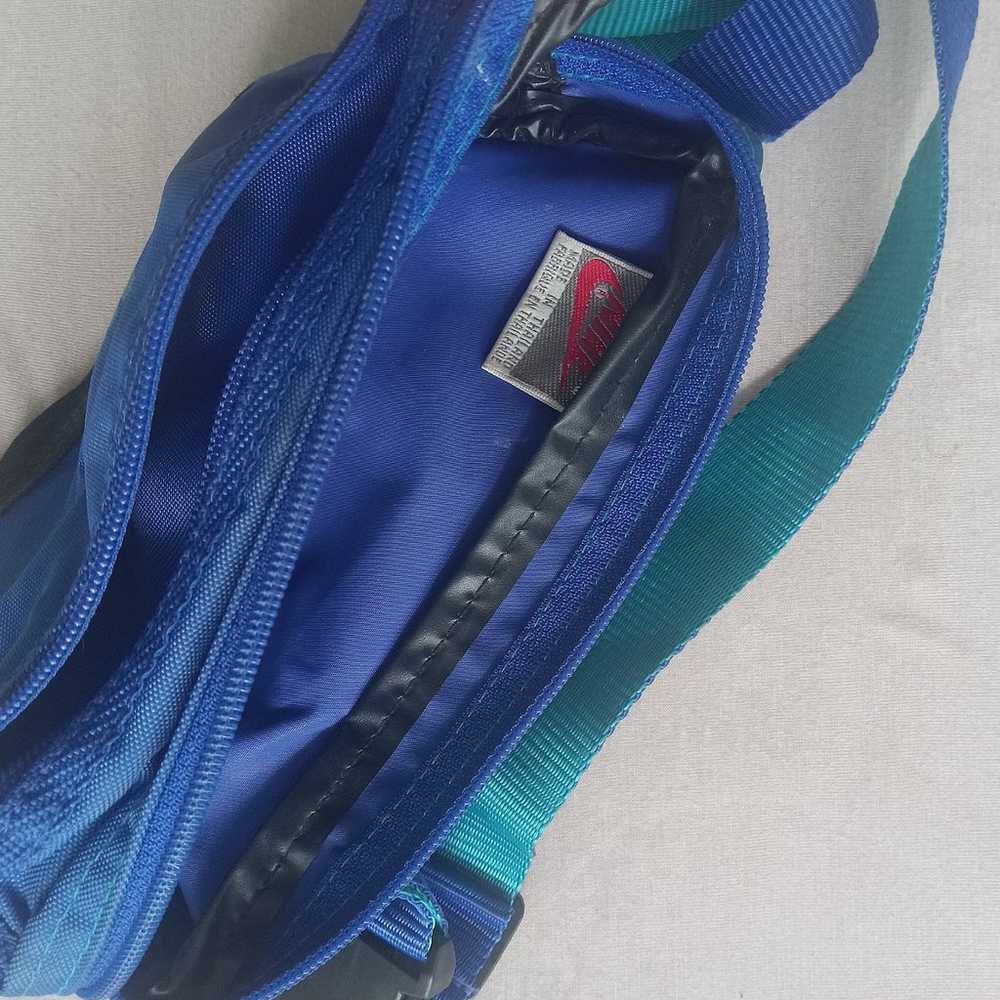 Vintage Nike Blue/Teal waist bag - image 3