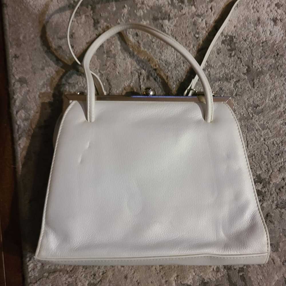 Vintage Jacqueline Ferrar Purse White Pearl - image 2