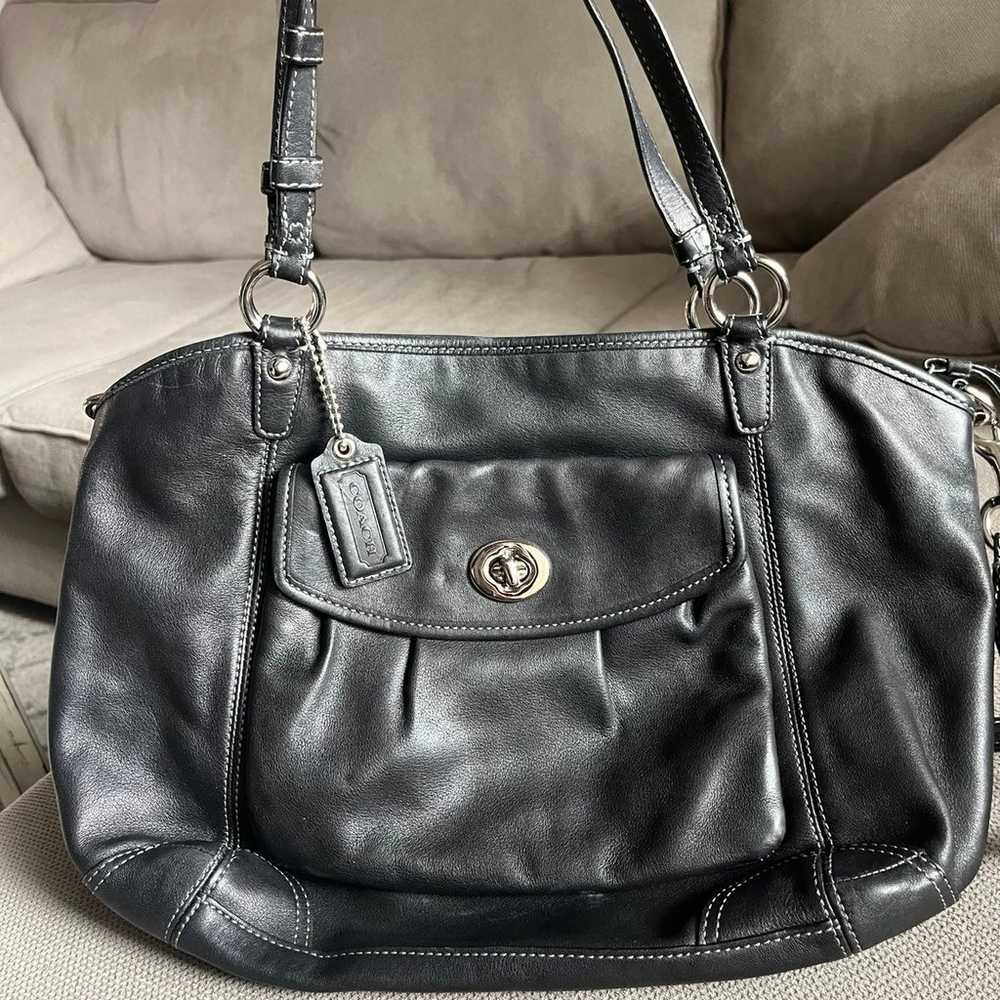 Coach Leather Vintage Shoulder Bag - image 2