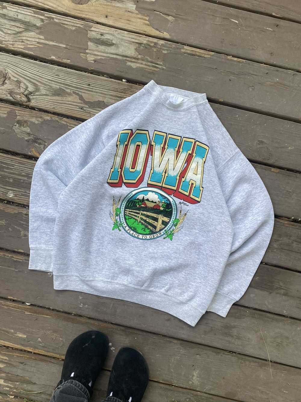 Streetwear × Vintage Vintage Iowa Sweatshirt - image 1