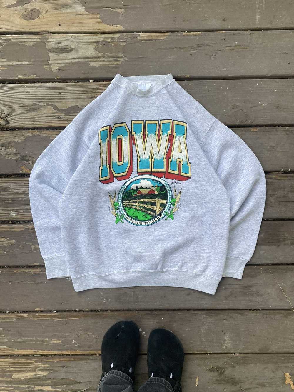 Streetwear × Vintage Vintage Iowa Sweatshirt - image 2