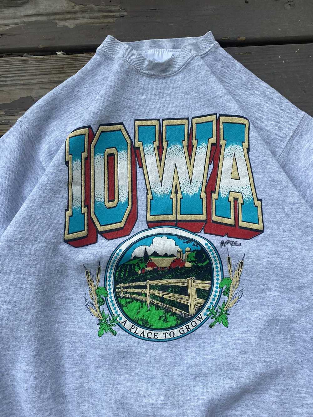 Streetwear × Vintage Vintage Iowa Sweatshirt - image 3