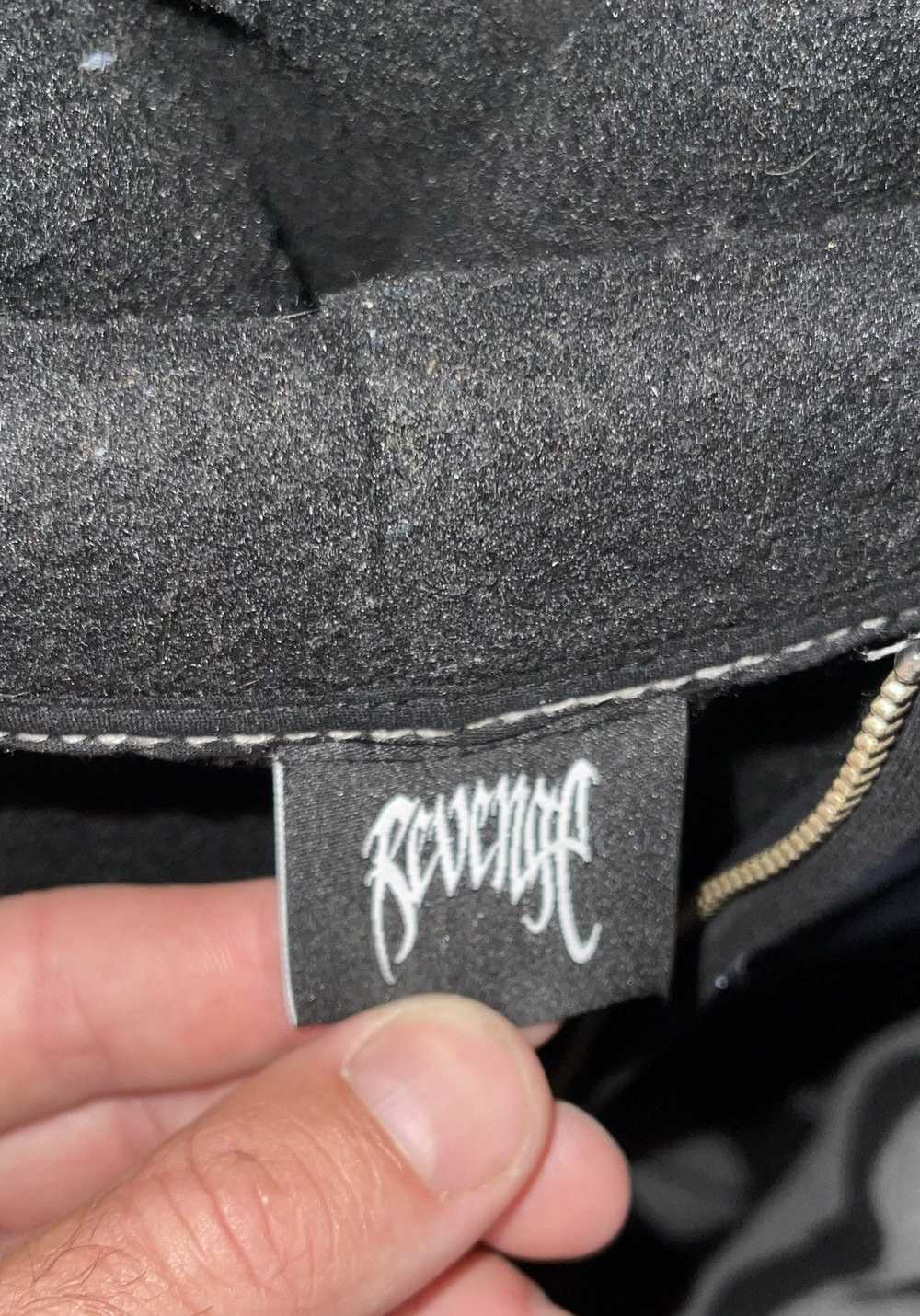 Revenge Revenge embroidered logo zip up - image 7