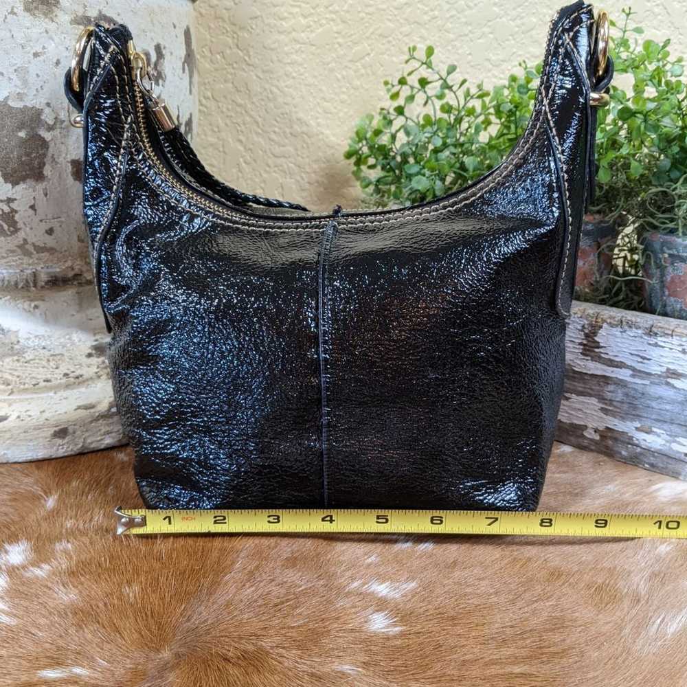 Vtg The Sak Patent Leather Hobo Shoulder - image 2