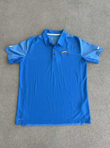 Nike Blue Los Angeles Chargers Nike Polo Shirt Dri