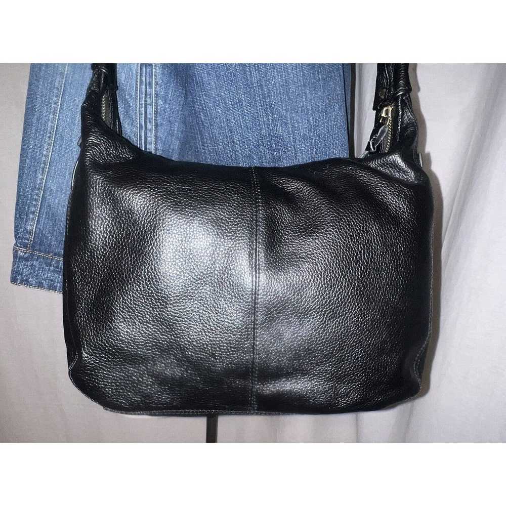 NOT RATIONAL Purse Black Pebbled Leather EUGENIA … - image 8