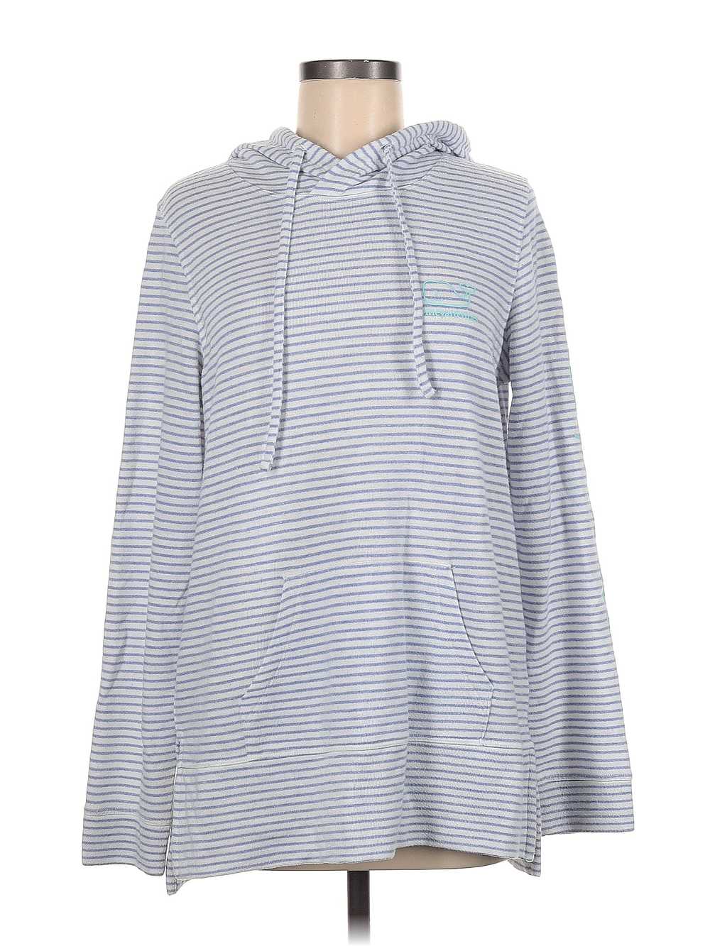 Vineyard Vines Women Silver Pullover Hoodie M - image 1