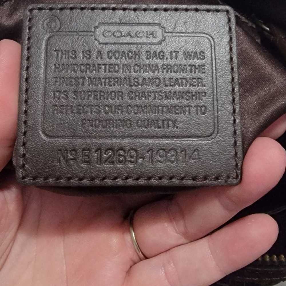 Coach Kristen Woven hobo purse - image 8