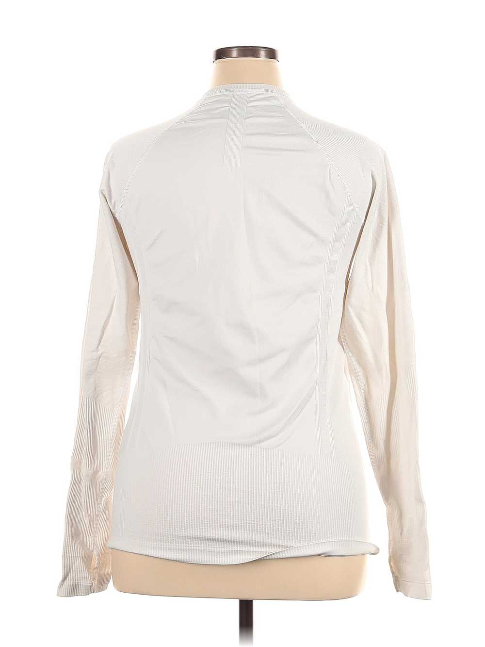 Athleta Women Ivory Track Jacket XL - image 2