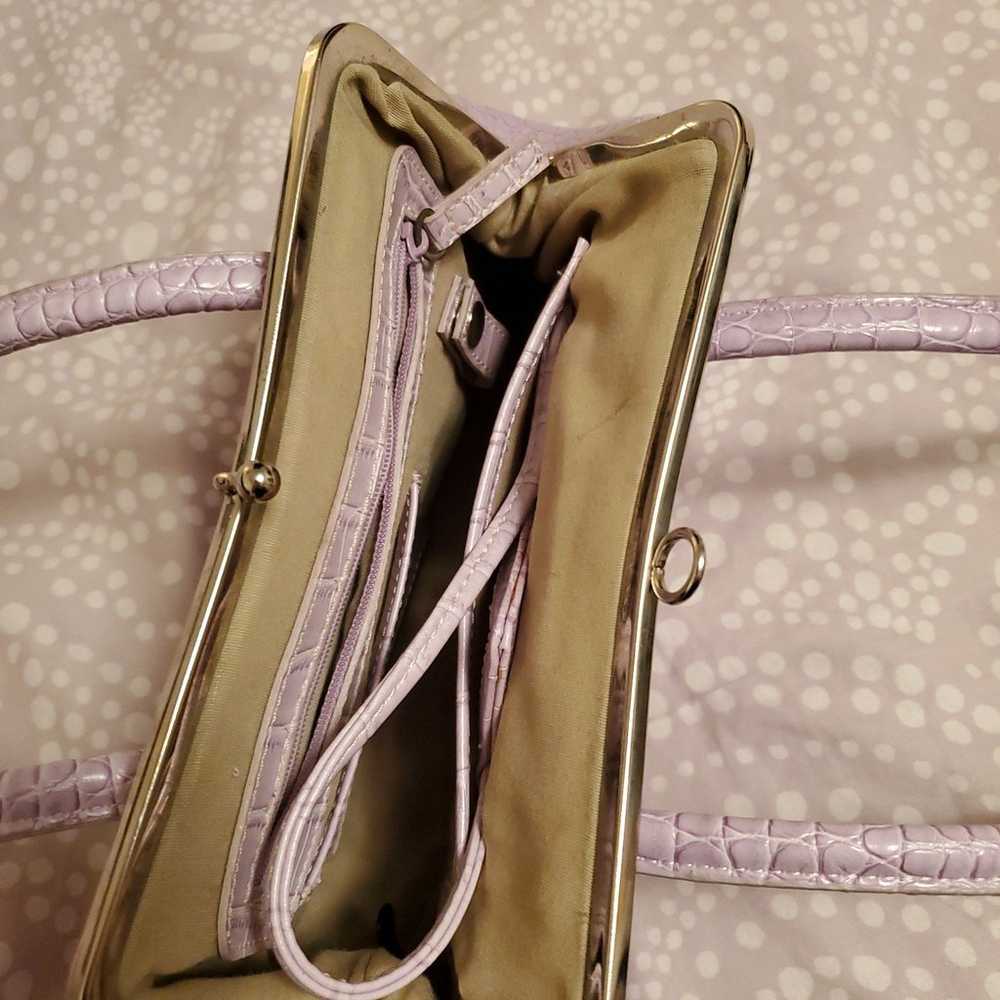 Nine West Lilac/lavender shoulder bag - image 6