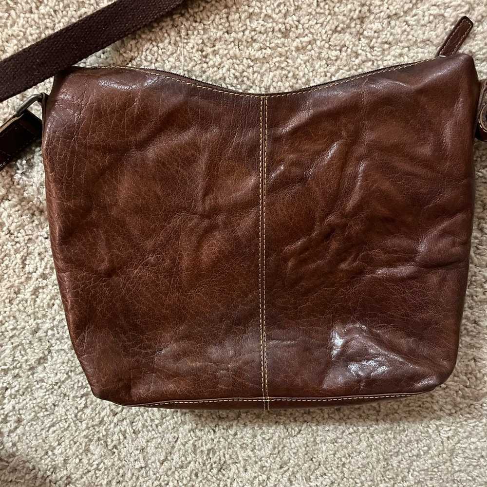 Jack Georges Vintage Pure Leather Crossbody Bag - image 6