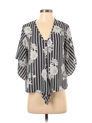 Sienna Sky Women Black Short Sleeve Blouse S - image 1