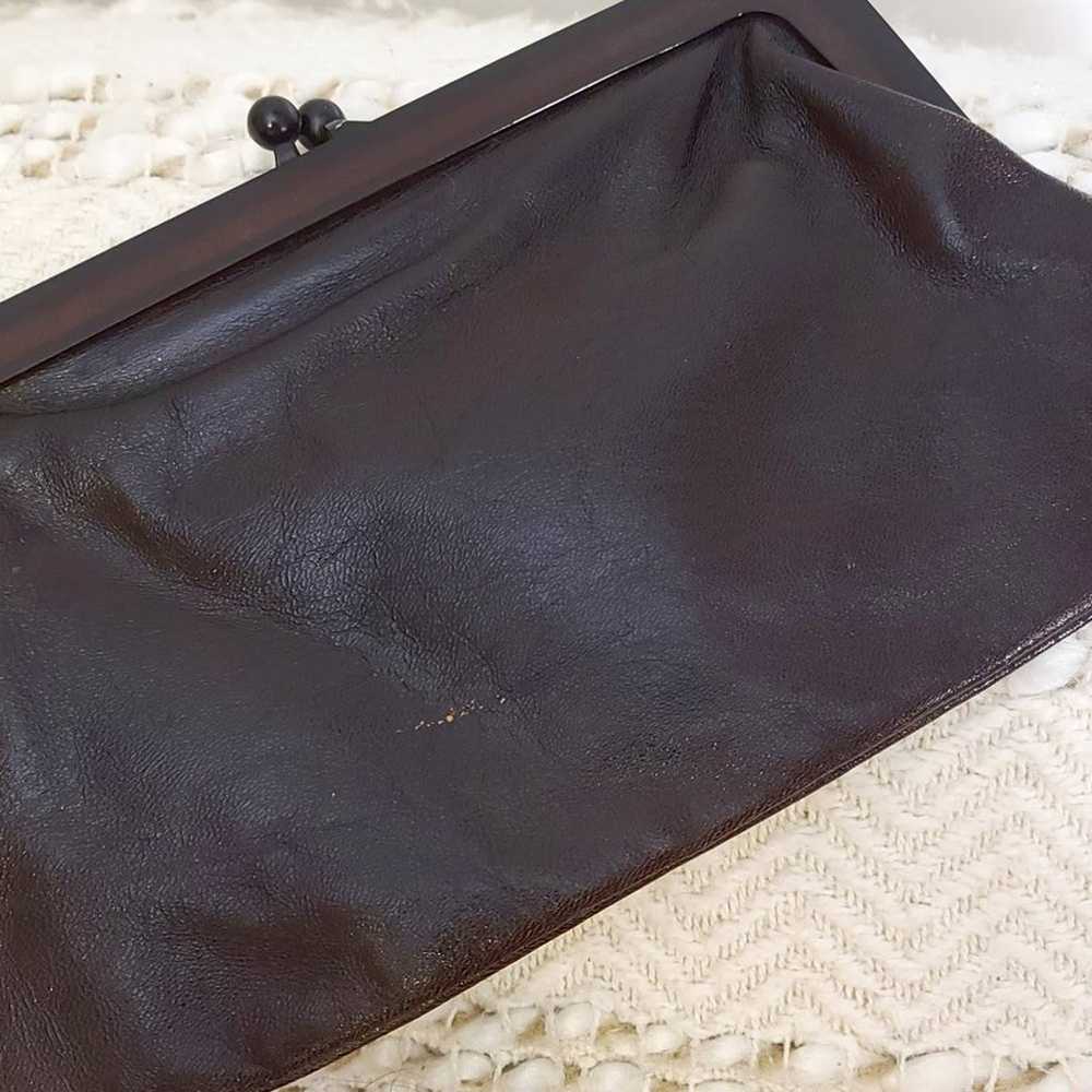 Vintage No Brand Italian Genuine Leather Clutch - image 3