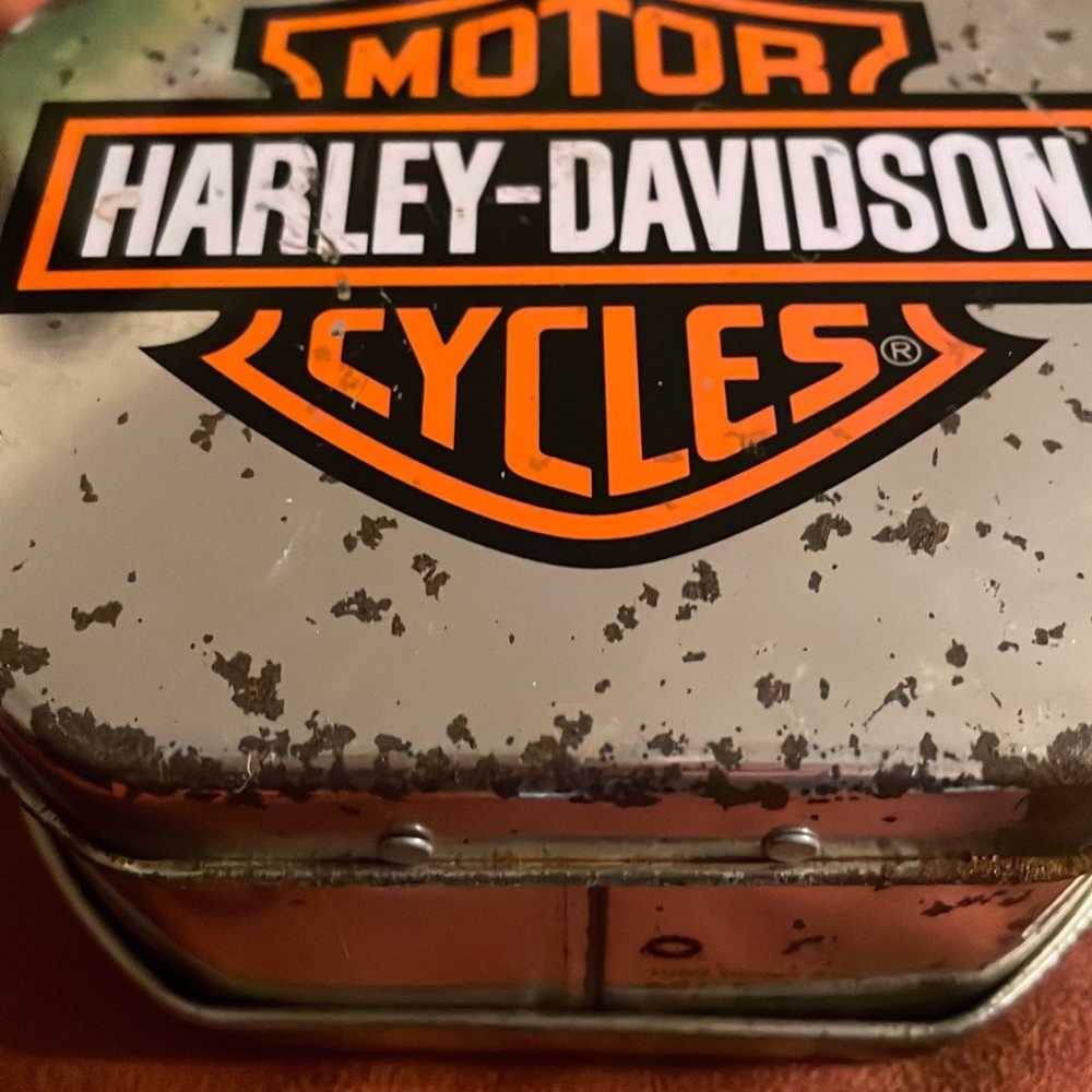 Harley Davison tin purse - image 2