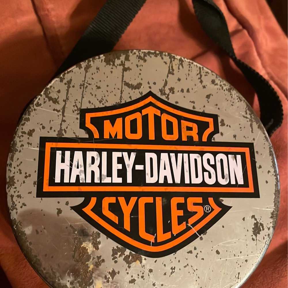 Harley Davison tin purse - image 8