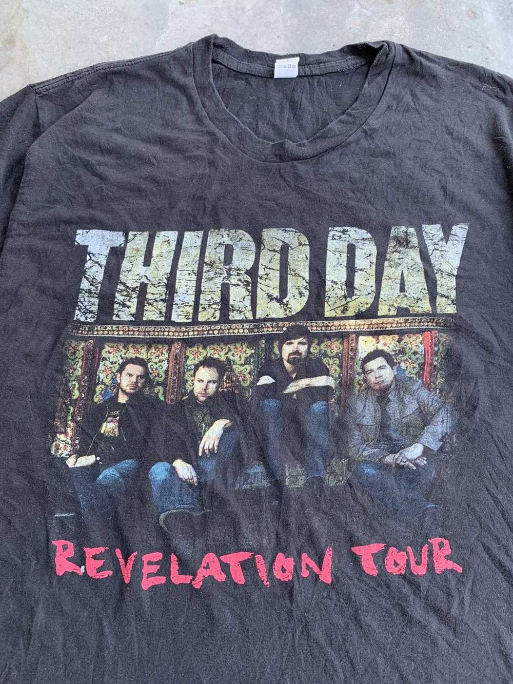 Band Tees × Vintage Vintage Tour 2008 Third Day R… - image 2