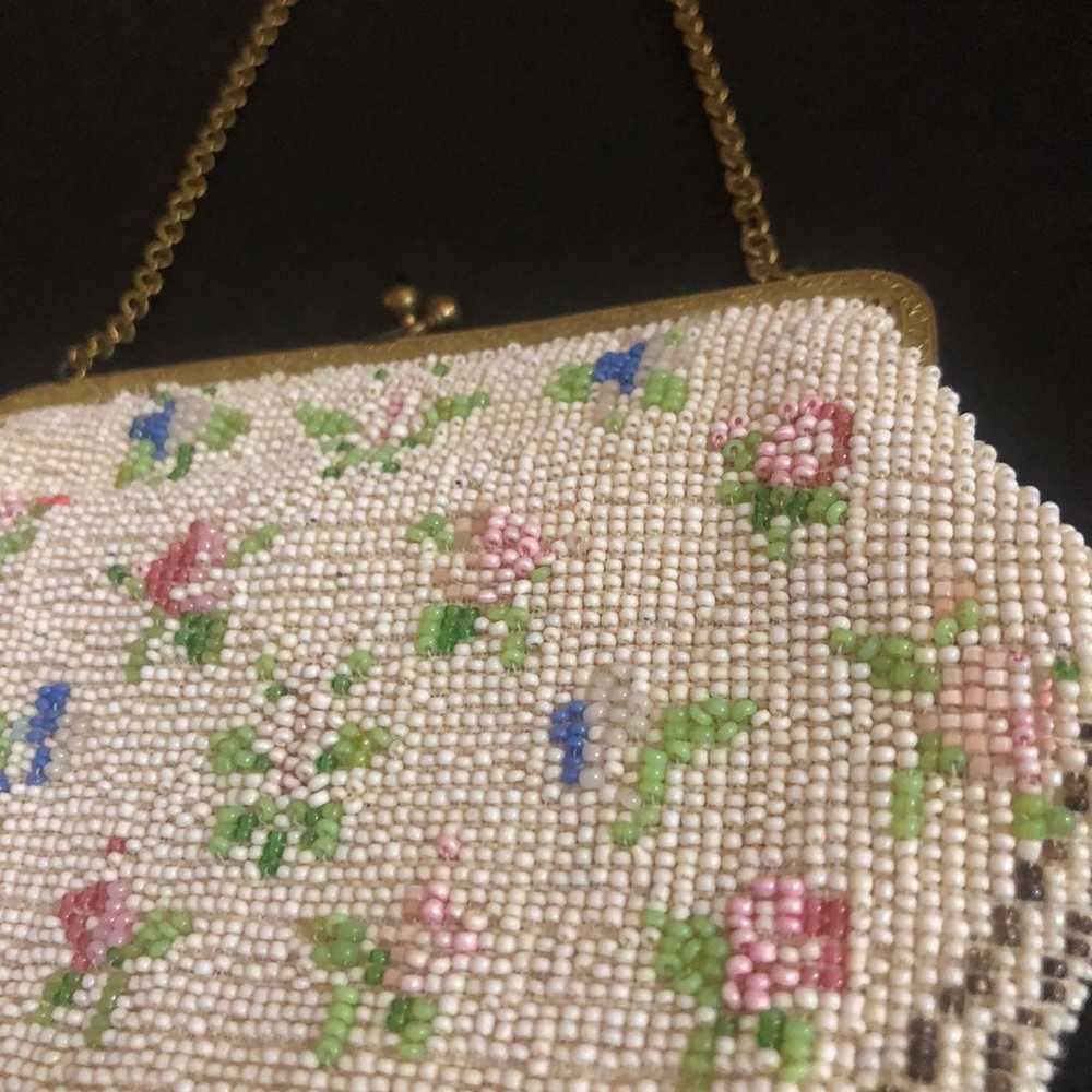 Vintage German Beaded Antique Purse - image 10