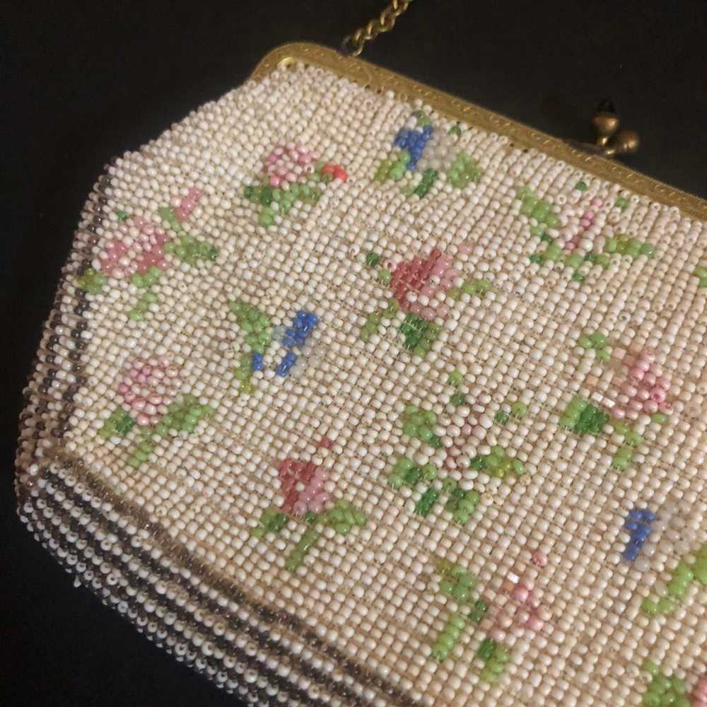 Vintage German Beaded Antique Purse - image 12