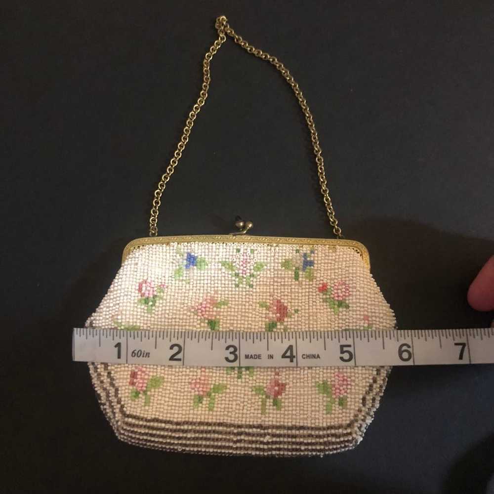 Vintage German Beaded Antique Purse - image 2