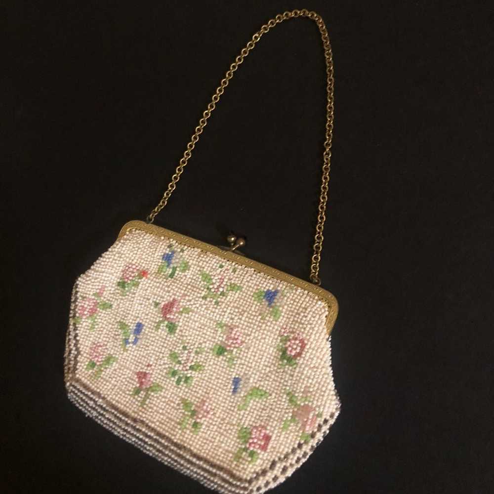 Vintage German Beaded Antique Purse - image 5