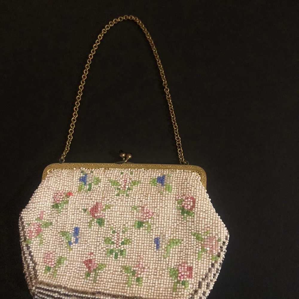 Vintage German Beaded Antique Purse - image 6