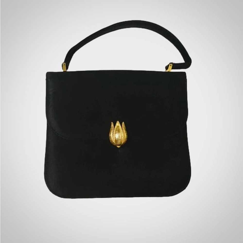 MM Morris Moskowitz Vintage Floral Tulip Black Pu… - image 1