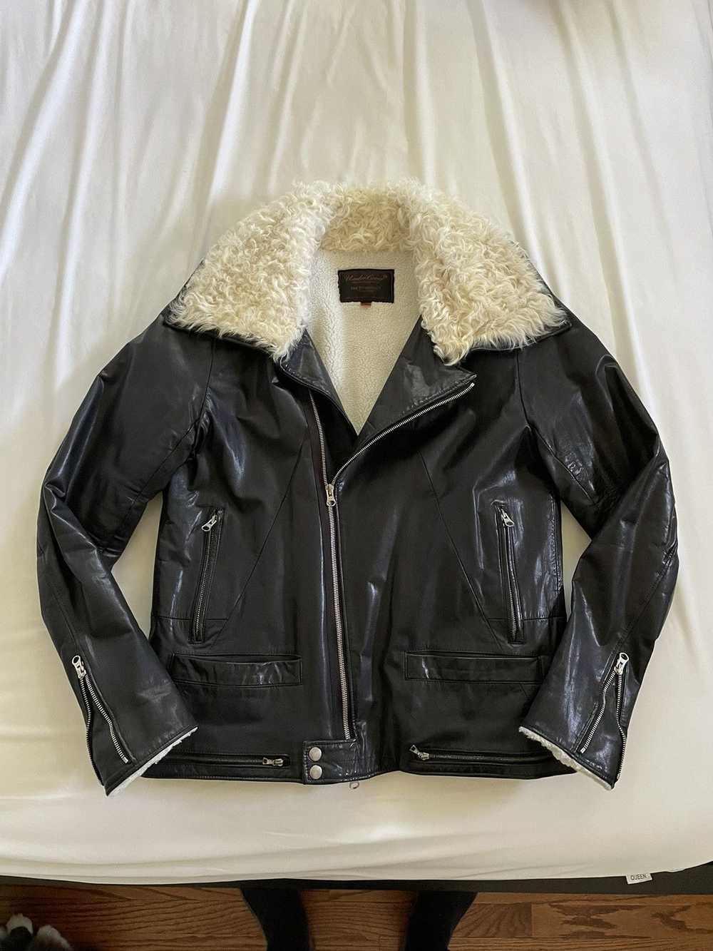 Undercover Sherpa Lined Leather Astro Rider - image 1